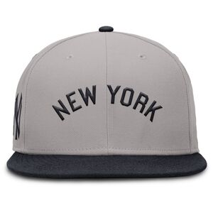 Genuine Merchandise Unisex Gray/Black New York Cap